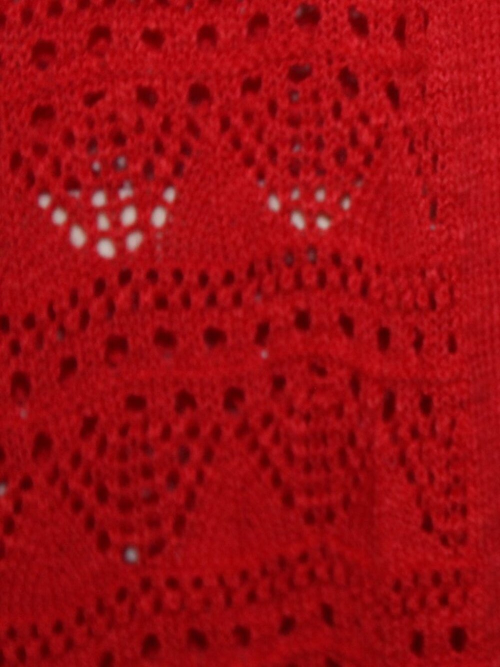 NWT Torrid red crochet open front duster cardigan 5/6(28W-30W)  Pretty! - Picture 3 of 7